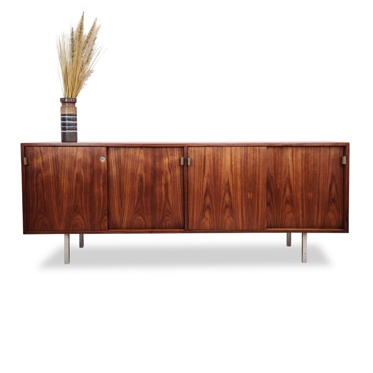 Teak Credenza by Leif Jacobsen for Knoll