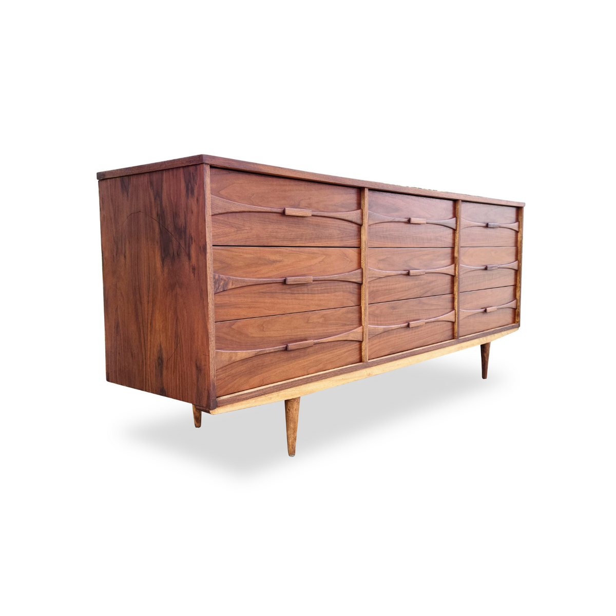 Walnut Dresser by Vic Art