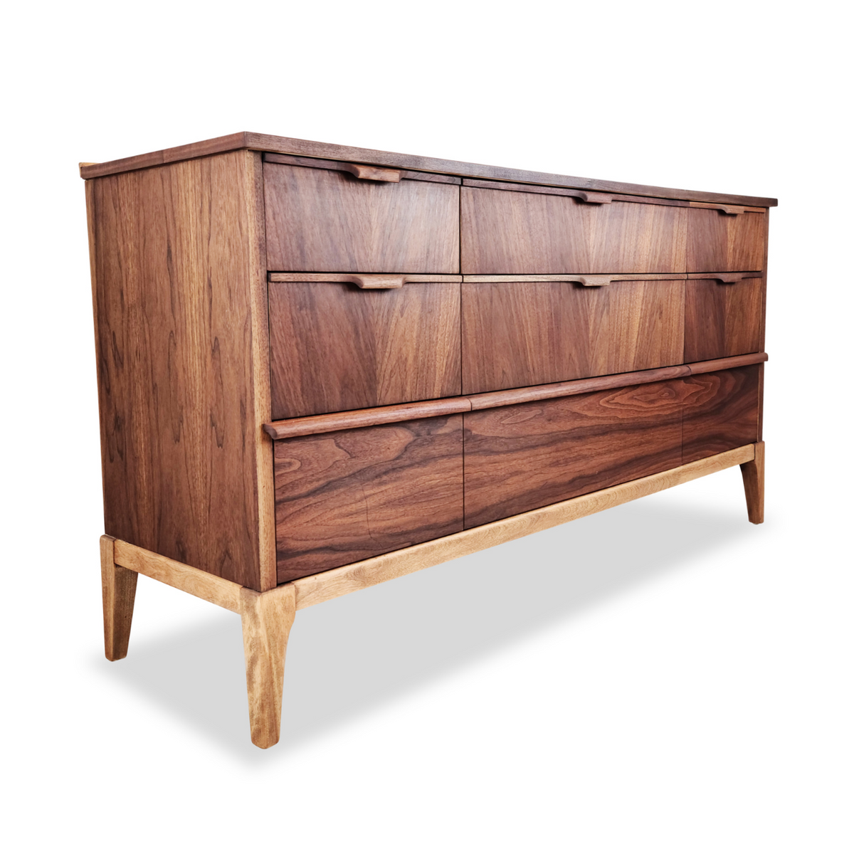 Walnut Dresser by Kaufman Furniture