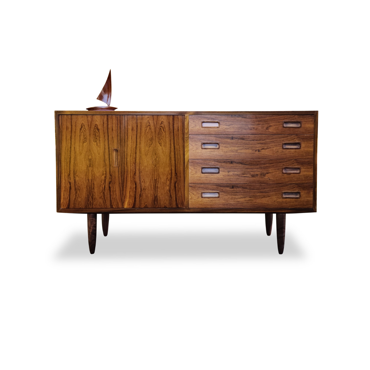 Rosewood Sideboard by Carlo Jensen for Hundevad &amp; Co