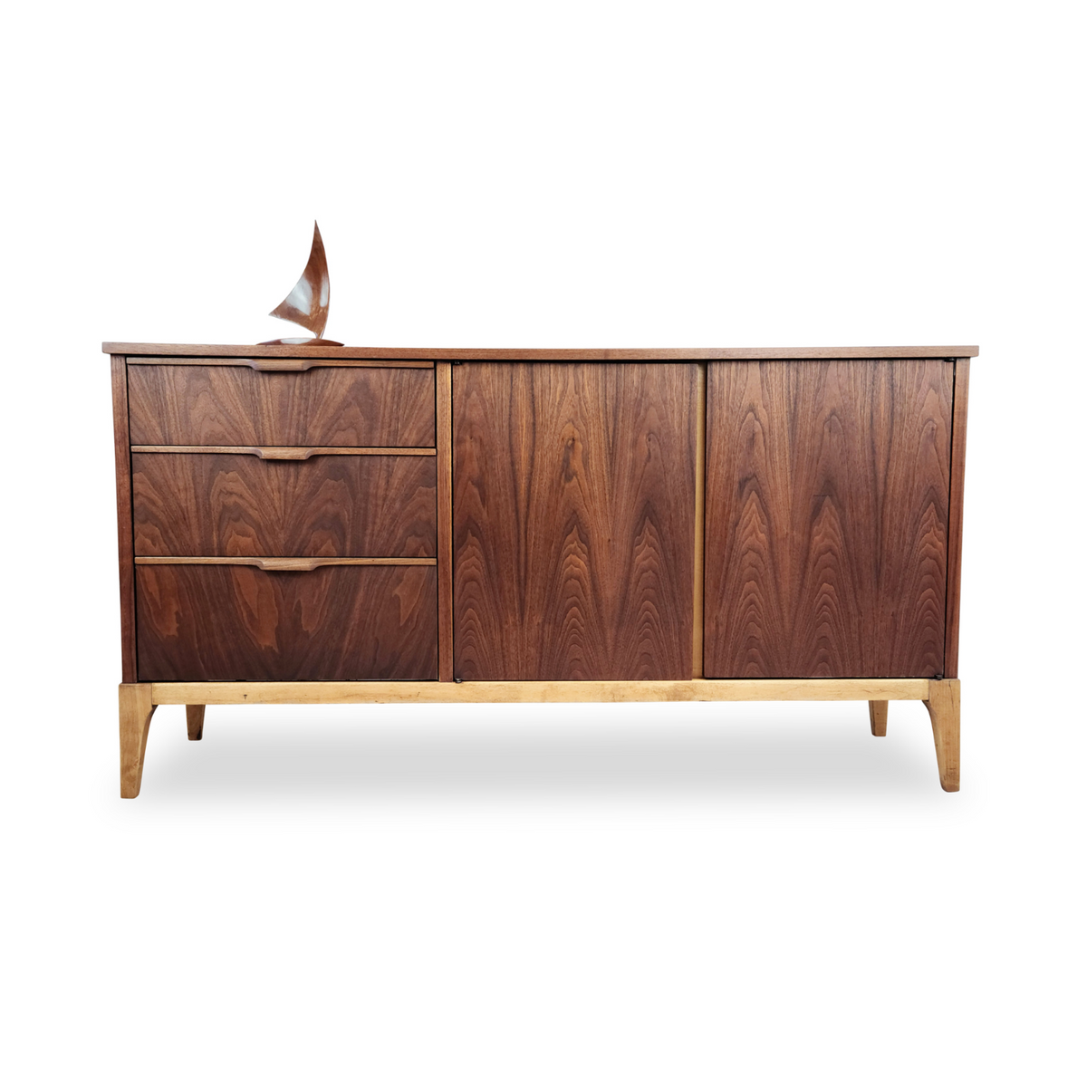 Walnut Sideboard by Kaufman Furniture