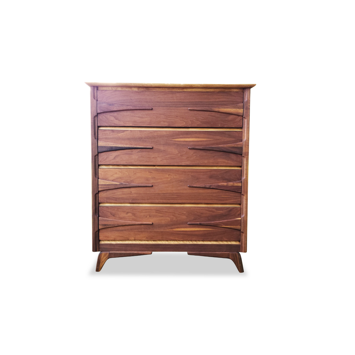 Walnut Highboy by Vic Art
