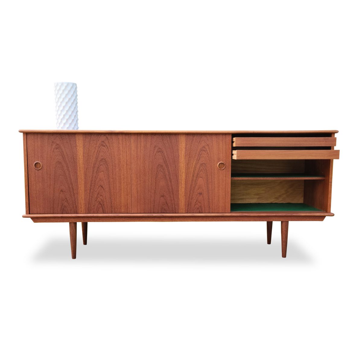 Three Door Teak Sideboard