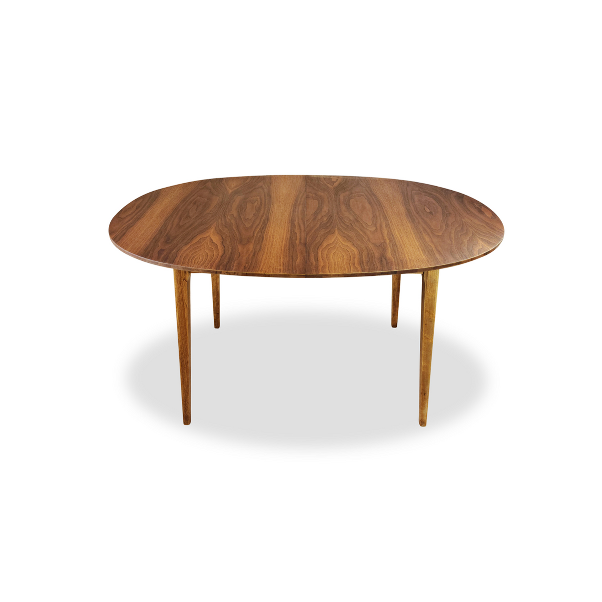 Walnut Oval Dining Table by Kaufman