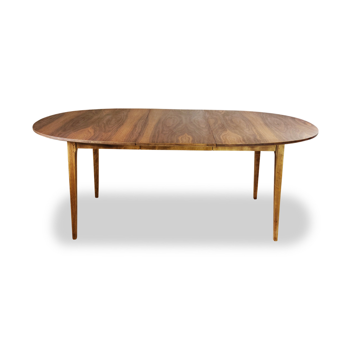 Walnut Oval Dining Table by Kaufman