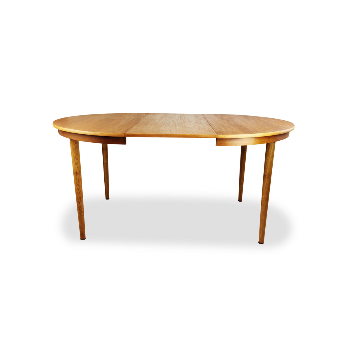 Teak and Beech Dining Table