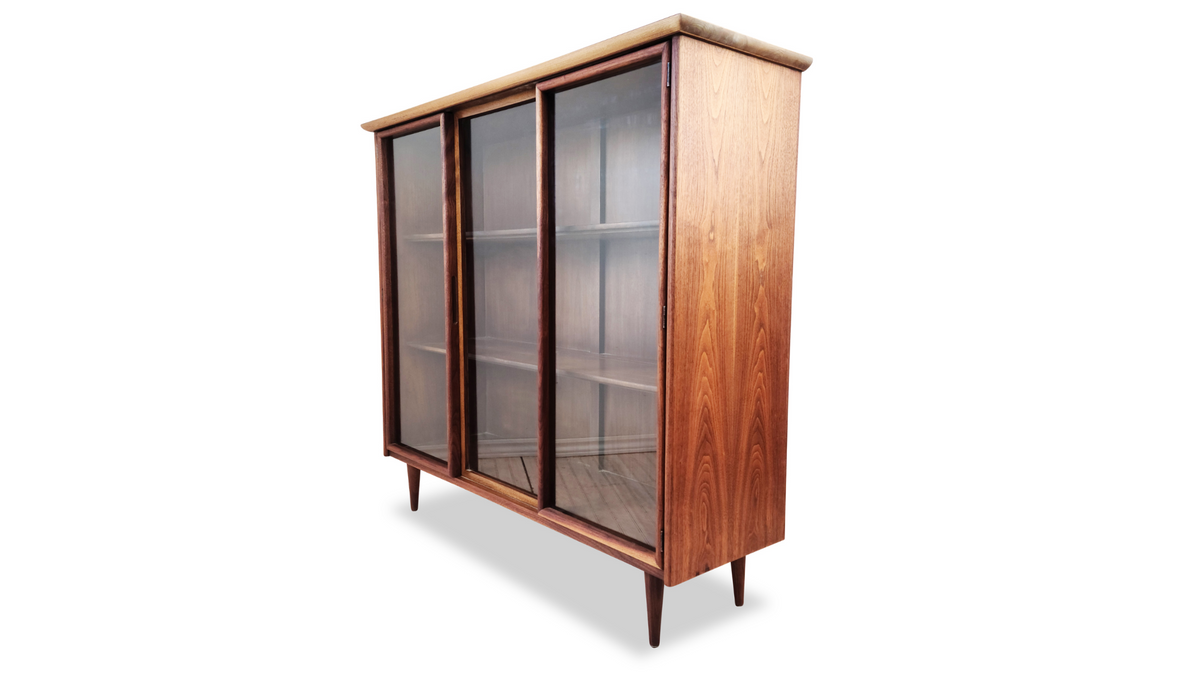 Walnut Bookcase by Gibbard
