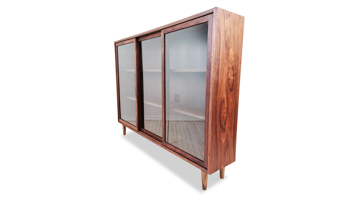 Walnut Bookcase by Honderich