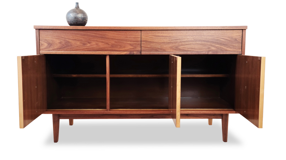 Walnut Sideboard by Gibbard