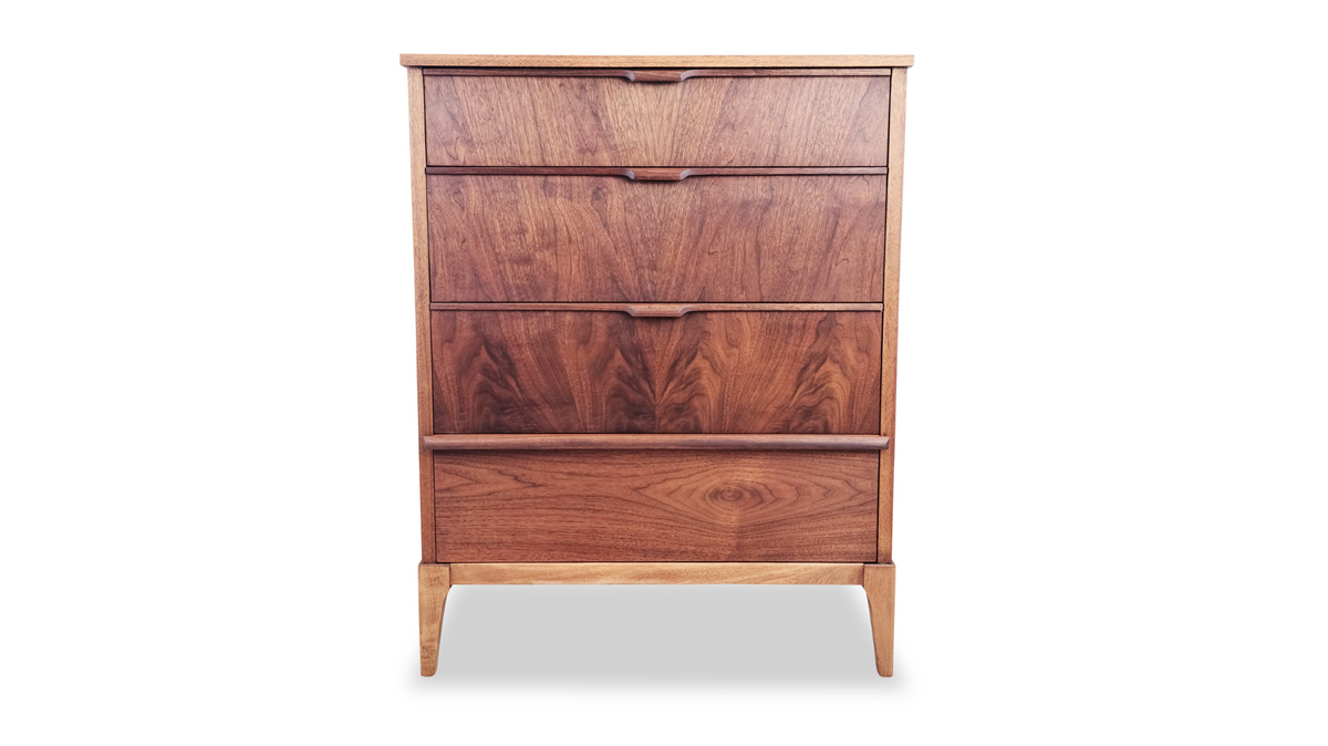 Walnut Highboy by Kaufman