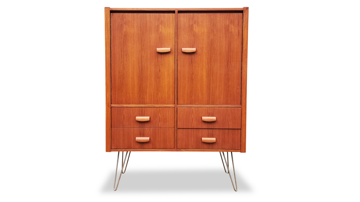 Vintage Teak Armoire
