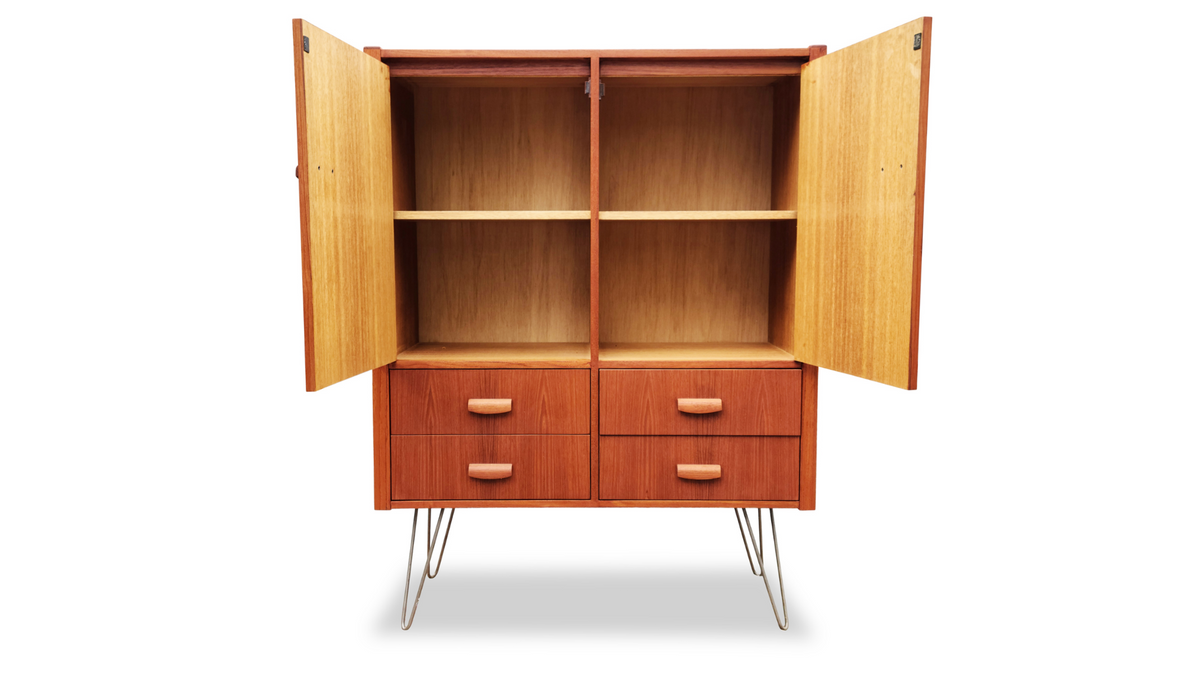 Vintage Teak Armoire