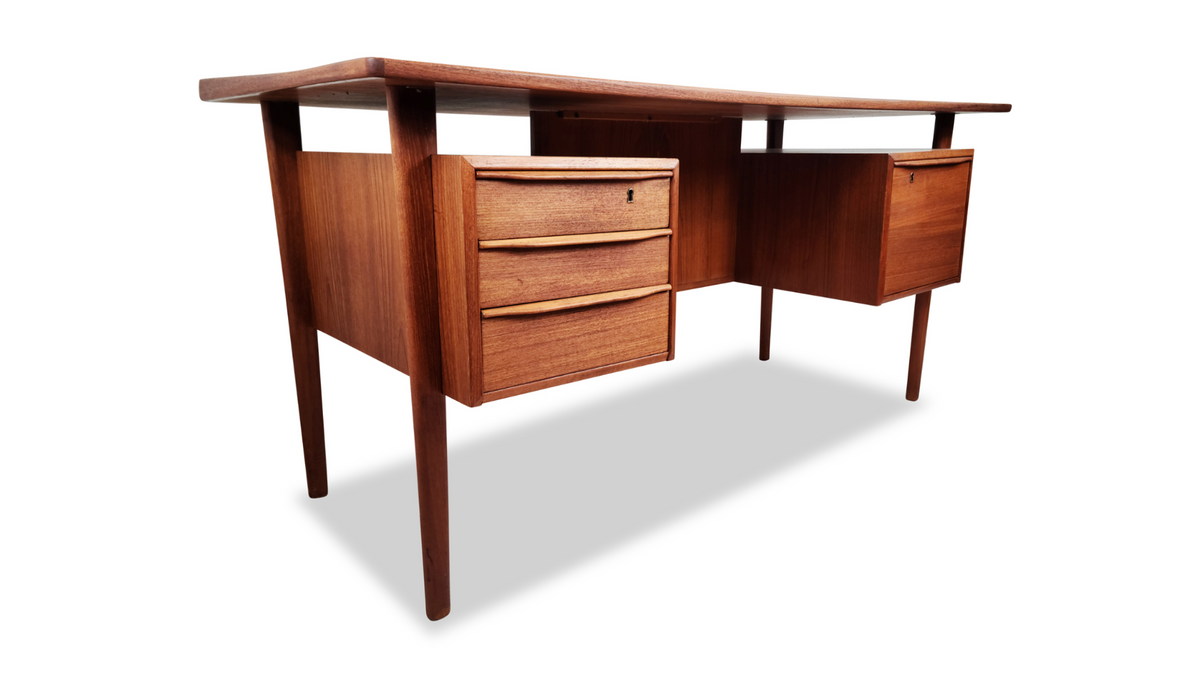 Teak Executive Desk by Peter Lovig Nielsen