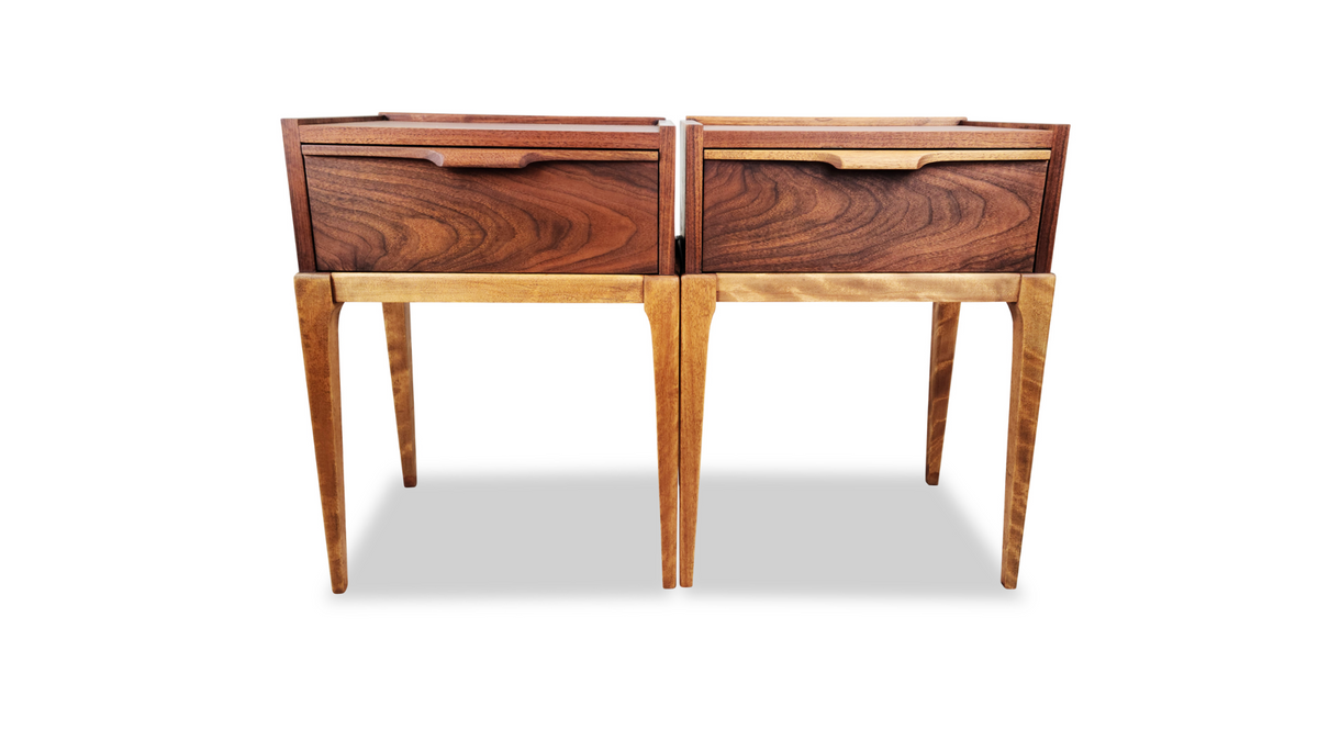 Haddon Hall Walnut Nightstands