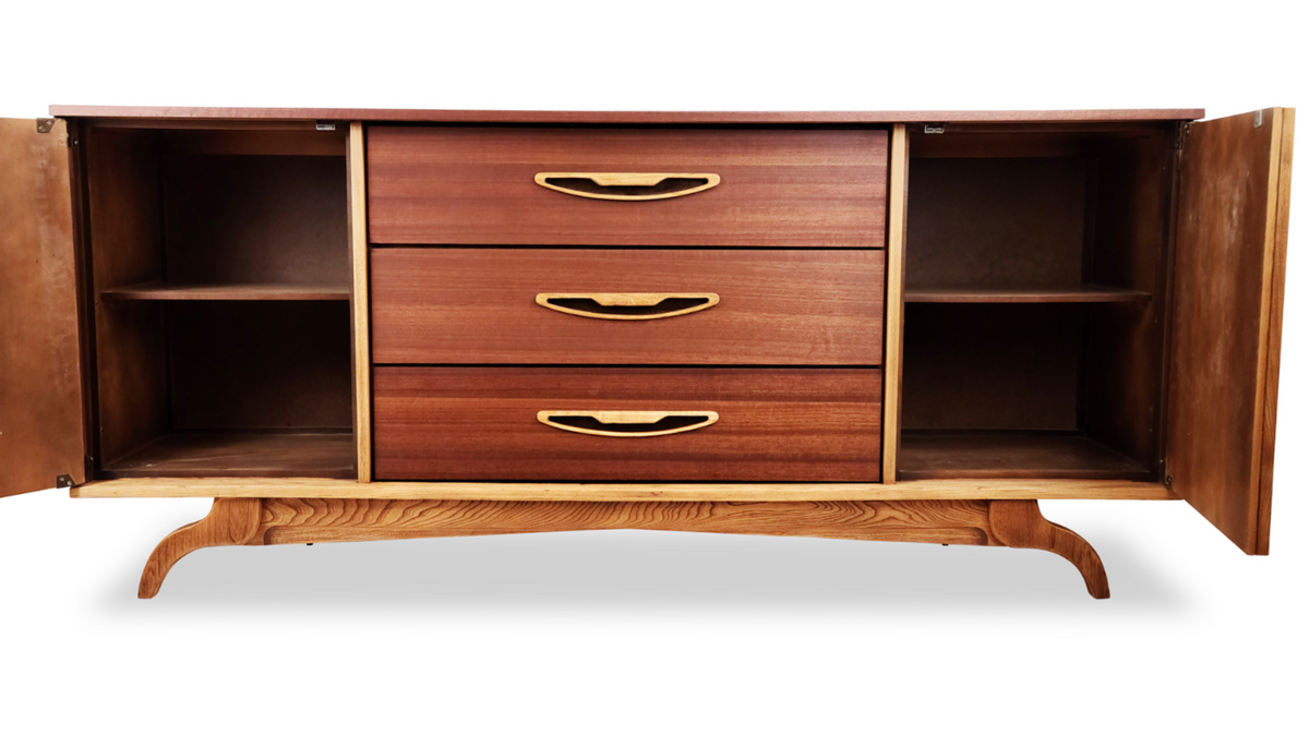 Mahogany and Ash Sideboard