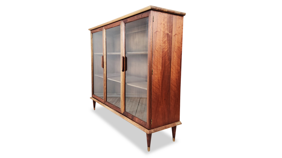 Walnut Bookcase by Krug