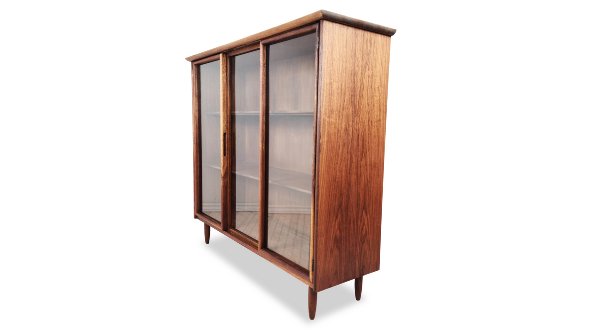 Walnut Bookcase by Gibbard