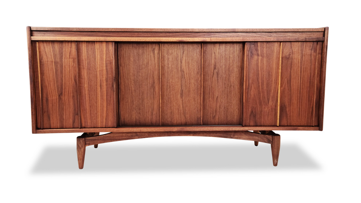 Walnut Sideboard/Server/Bar Cabinet