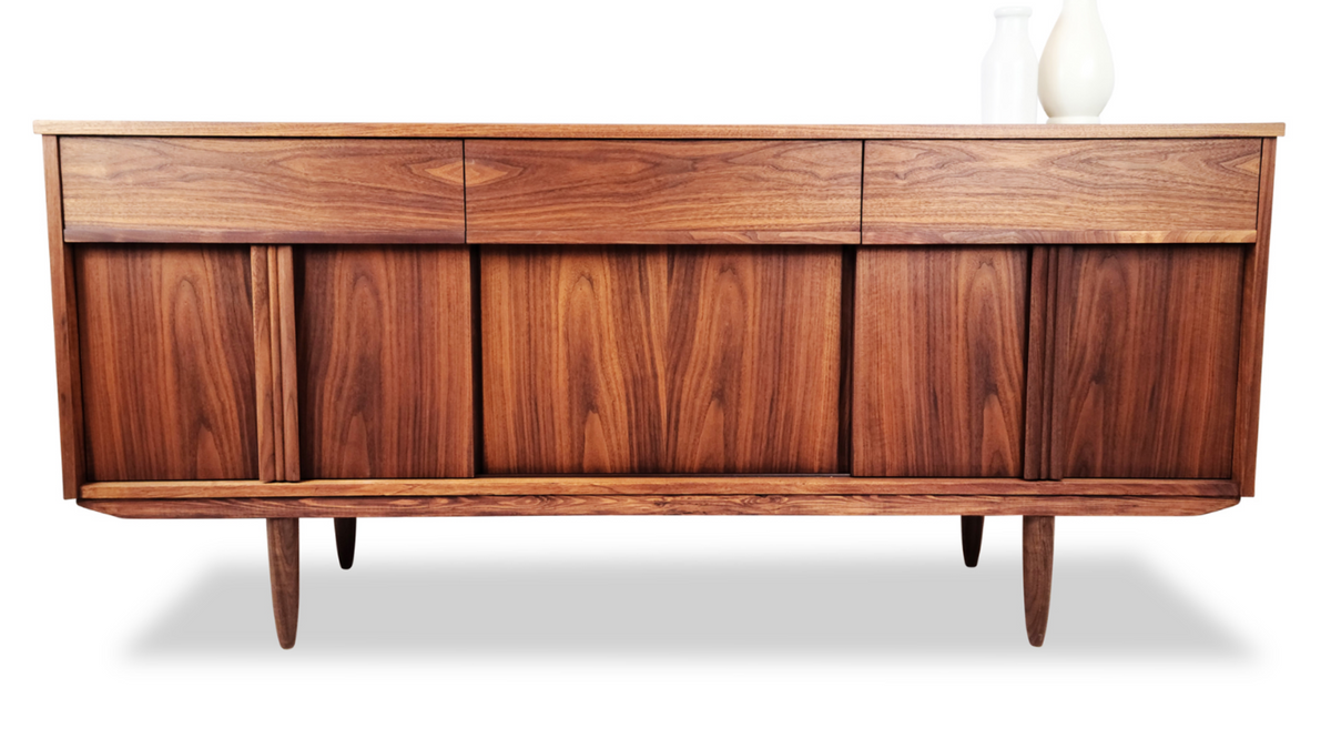 Walnut Sideboard by Gibbard