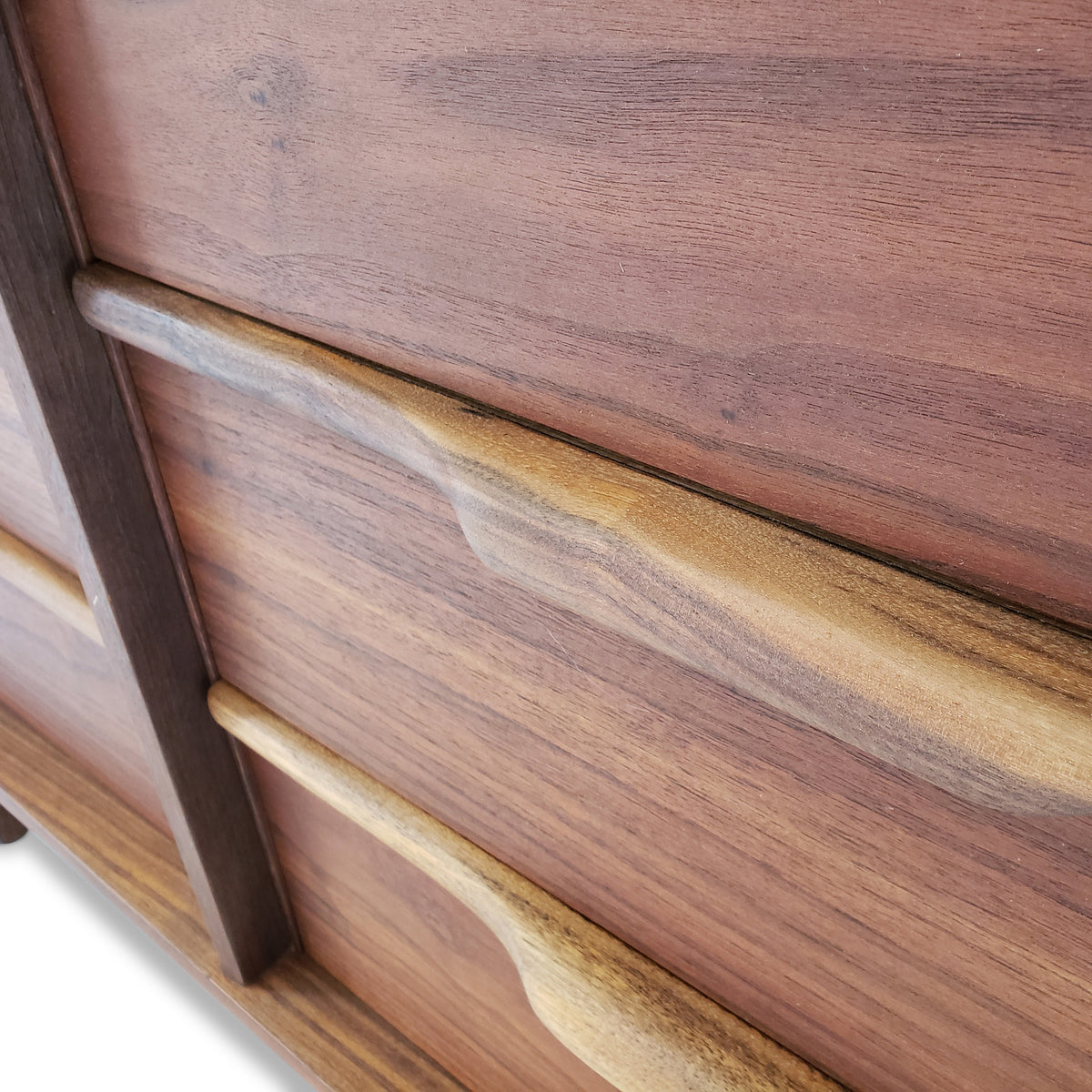 Princeville Walnut Nine Drawer Dresser