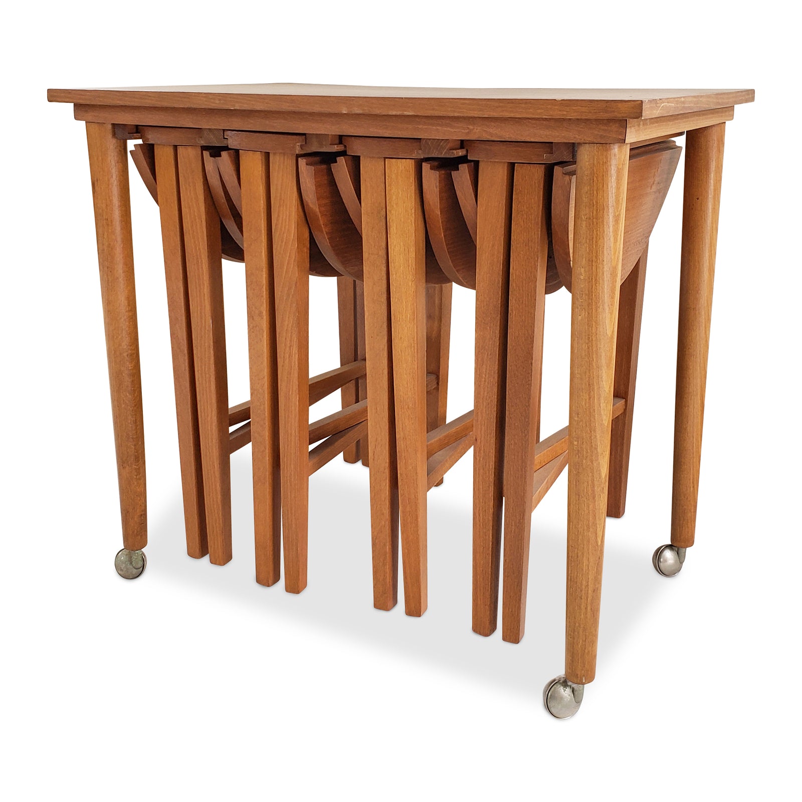 Mid Century Vintage Nesting Side Tables