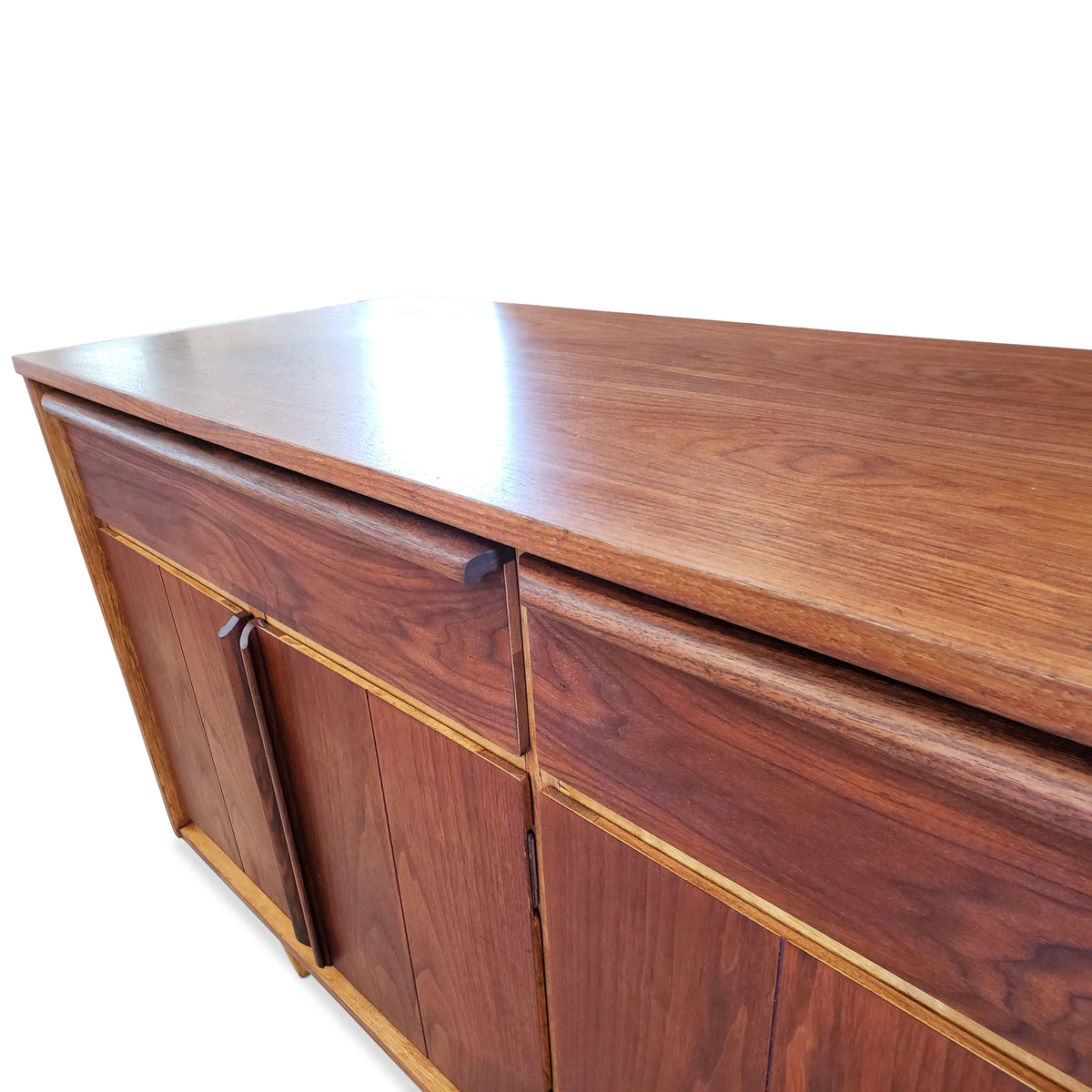 Vintage Walnut Sideboard by HPL