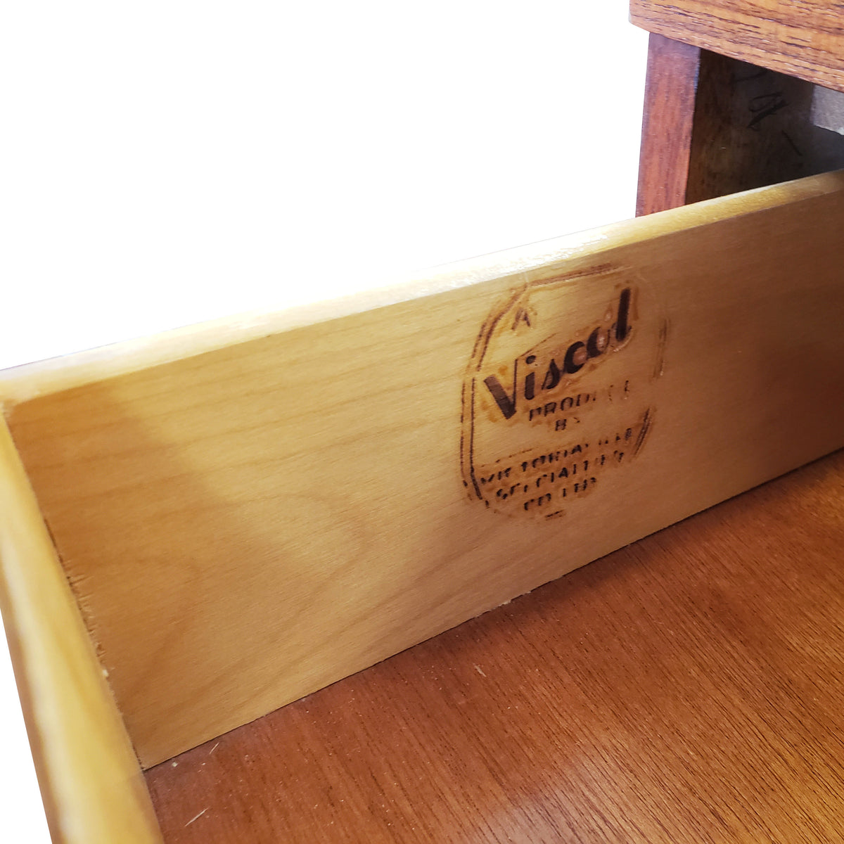 Vintage Walnut Dresser by Viscol