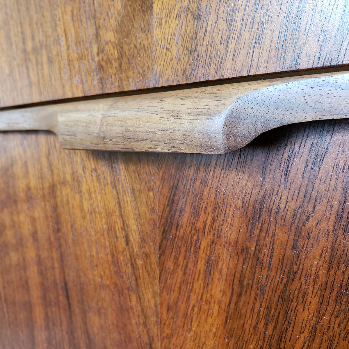 Mid Century Walnut Highboy by Kaufman Furniture