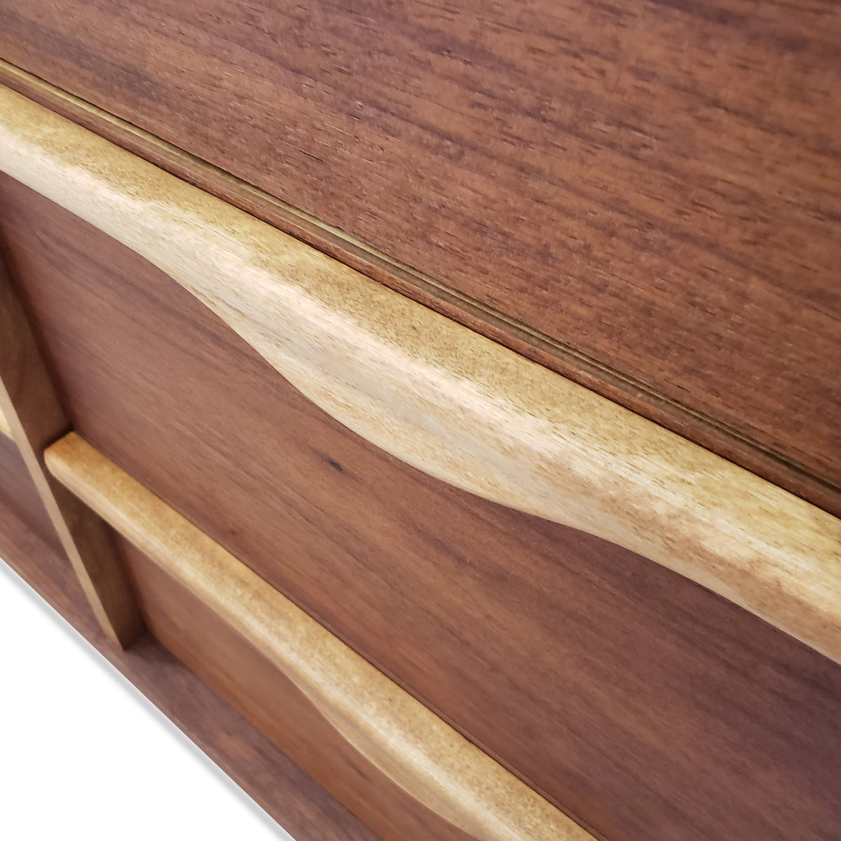 Vintage Walnut Nine Drawer Dresser