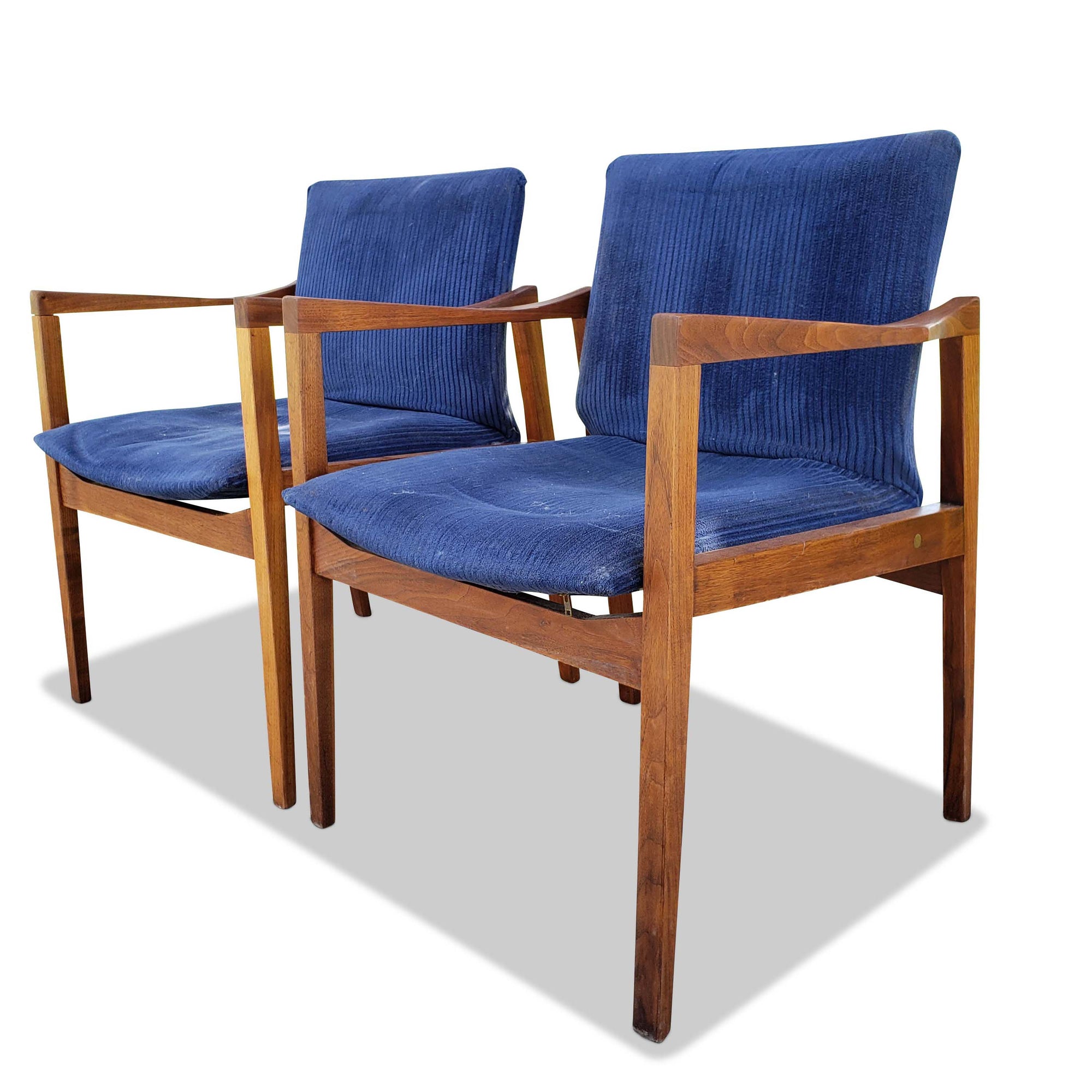 Pair of Mid-Century Lounge Chairs by Walter Nugent