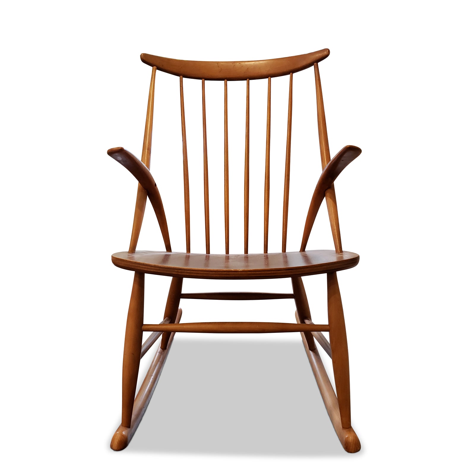 Mid Century Rocking Chair by Illum Wikkelso