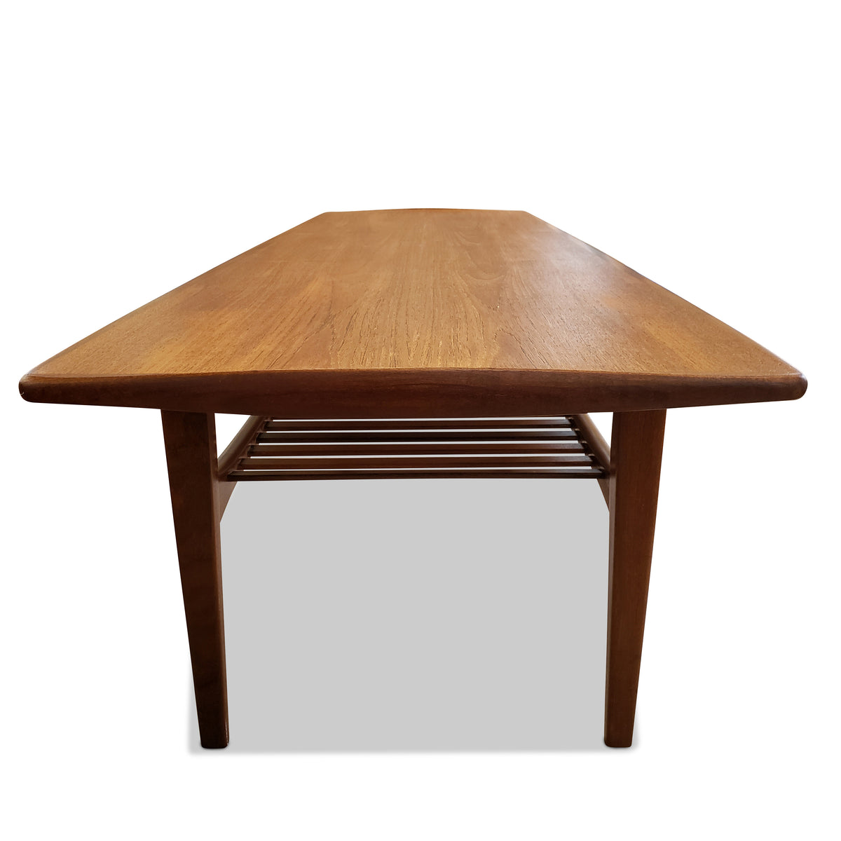 Mid Century Slatted Teak Coffee Table