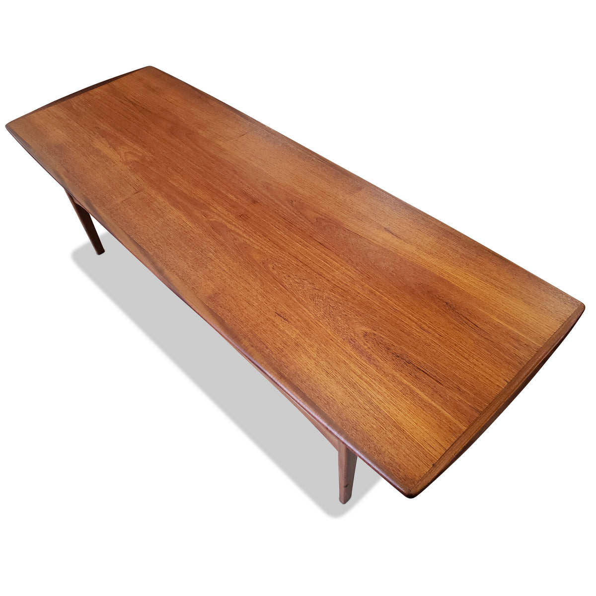 Mid Century Slatted Teak Coffee Table