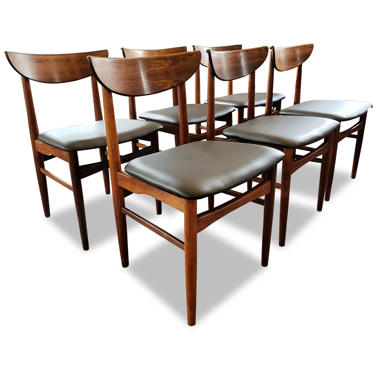 Brazilian Rosewood Dining Chairs by Dyrlund