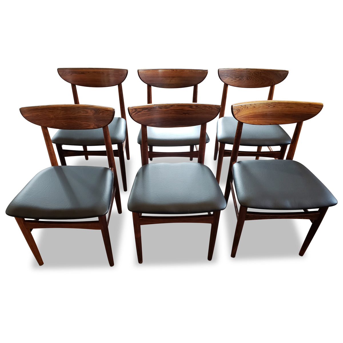 Brazilian Rosewood Dining Chairs by Dyrlund