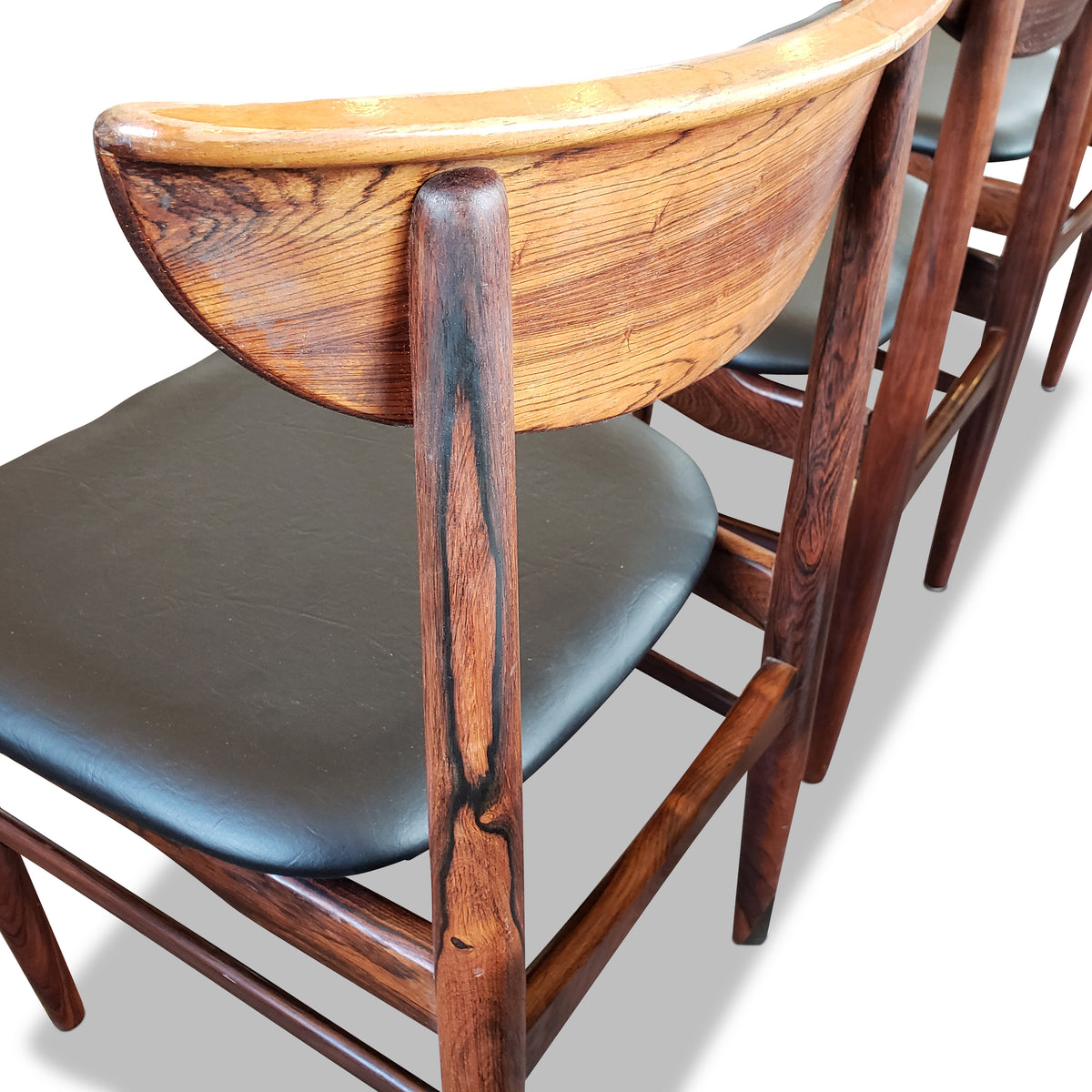 Brazilian Rosewood Dining Chairs by Dyrlund
