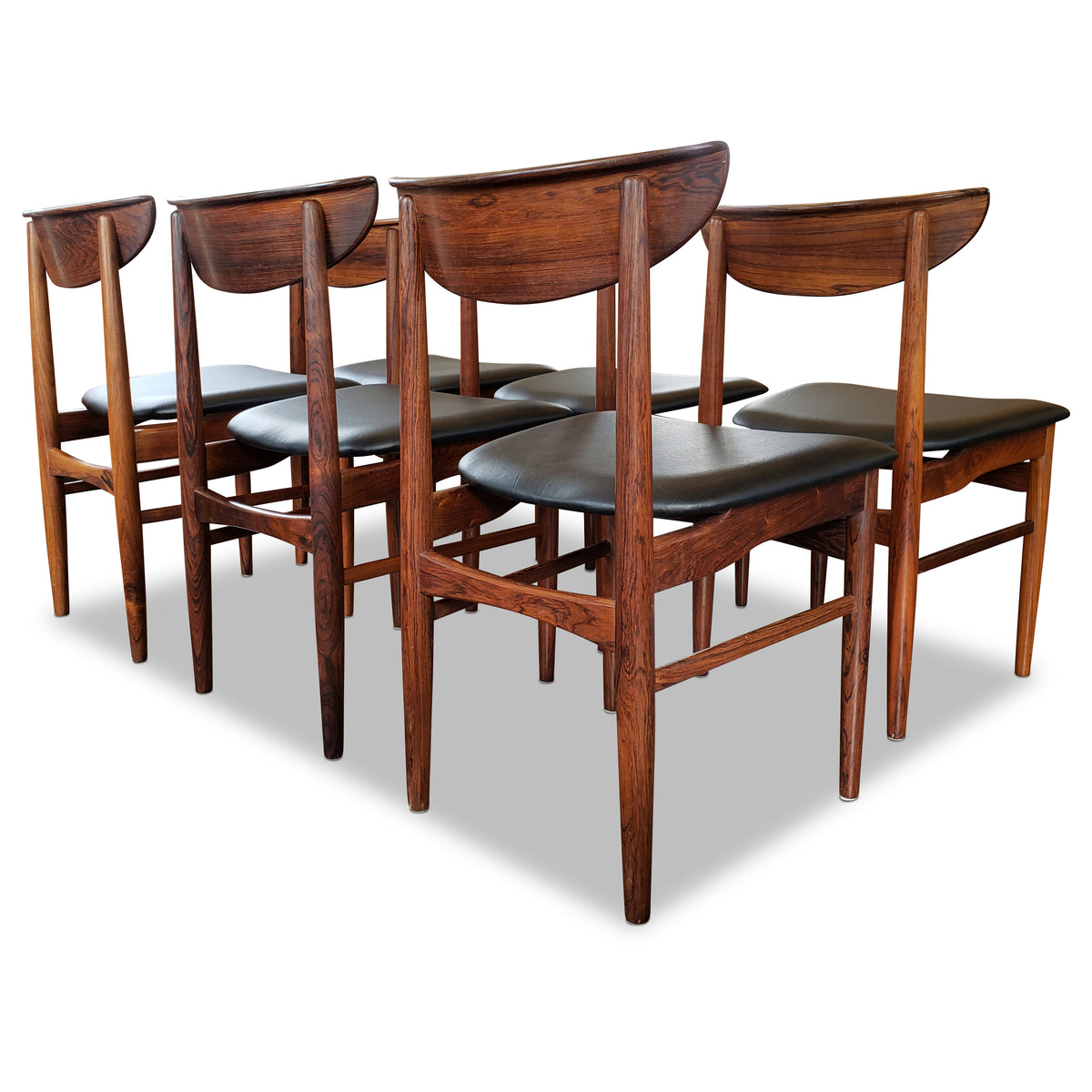 Brazilian Rosewood Dining Chairs by Dyrlund