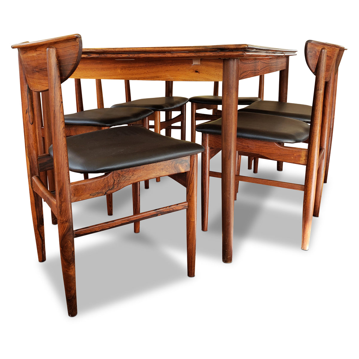Brazilian Rosewood Dining Chairs by Dyrlund