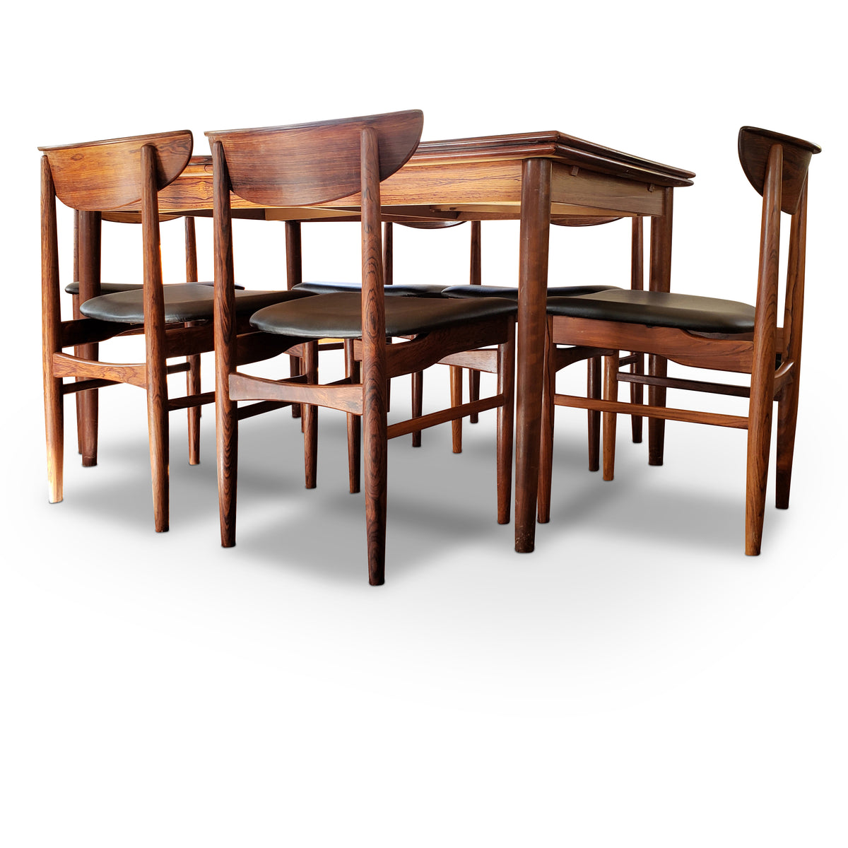 Brazilian Rosewood Dining Chairs by Dyrlund