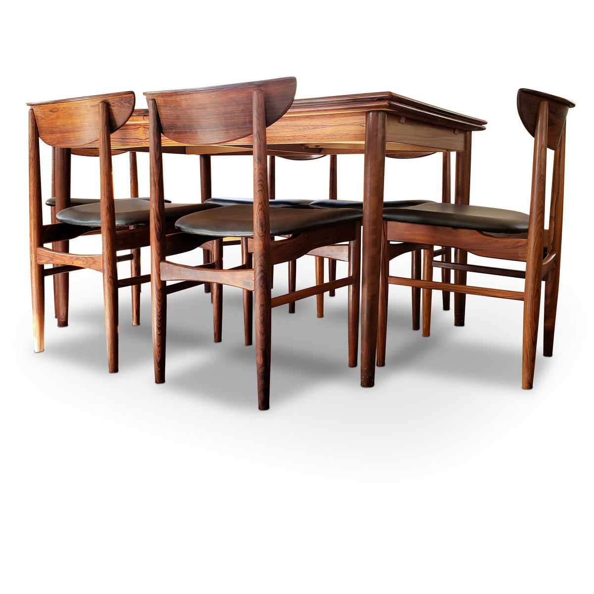 Mid Century Brazilian Rosewood Dining Table