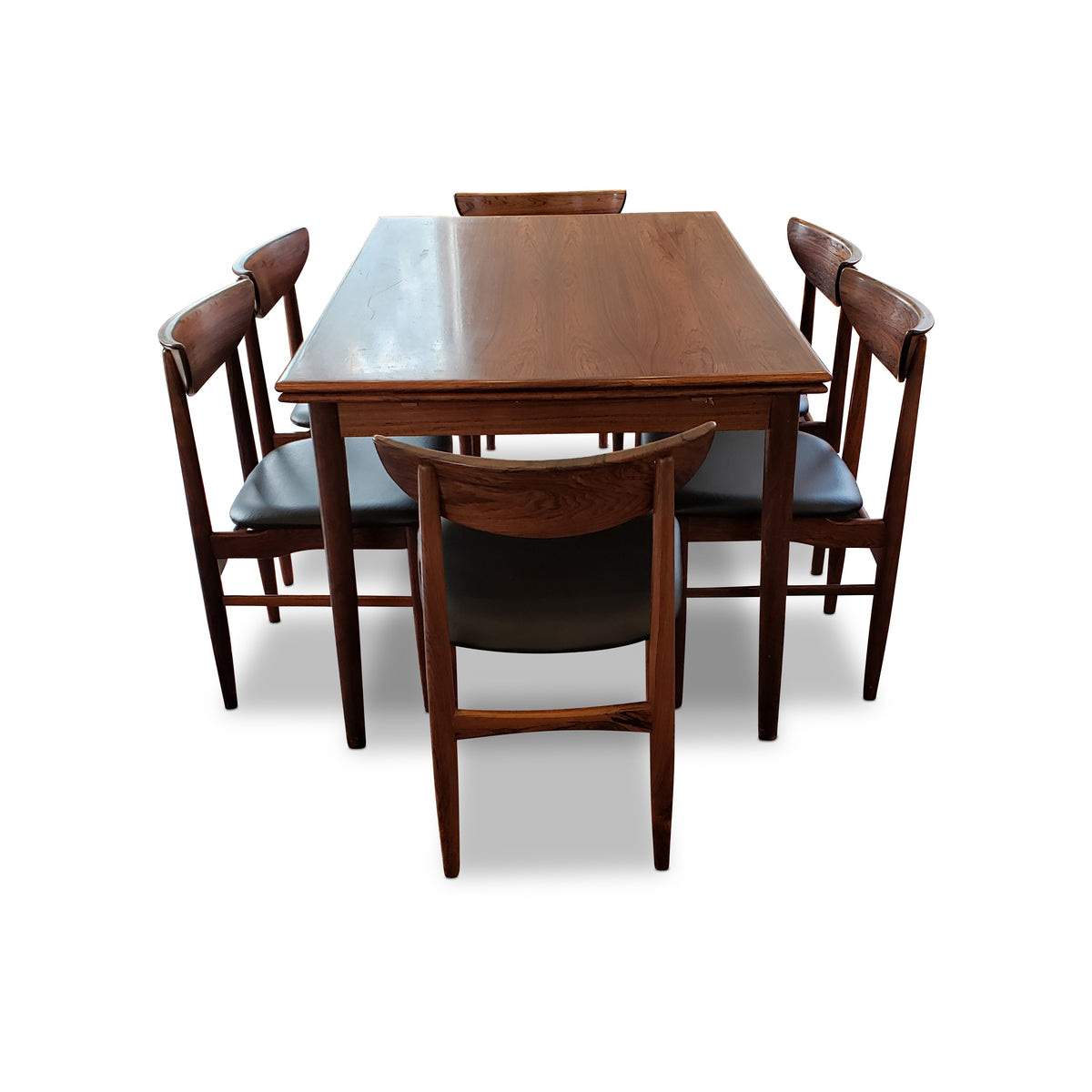 Brazilian Rosewood Dining Chairs by Dyrlund