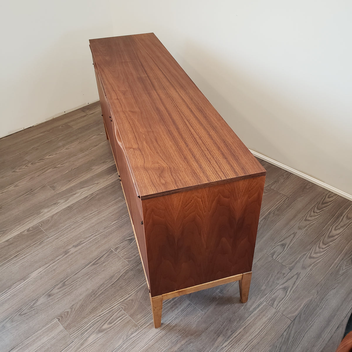 Mid Century Walnut Sideboard by Kaufman Furniture