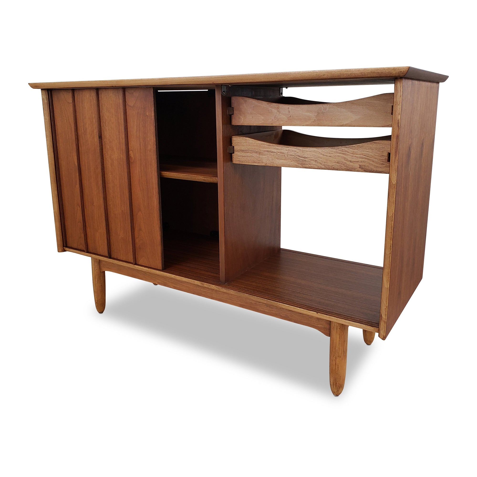 Vintage Walnut Sideboard 