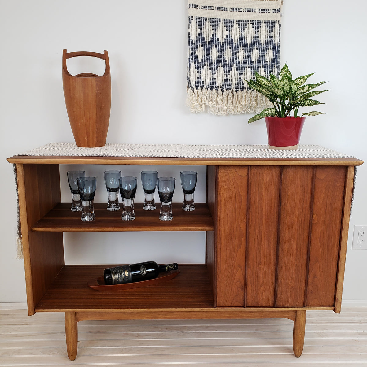 Vintage Walnut Sideboard