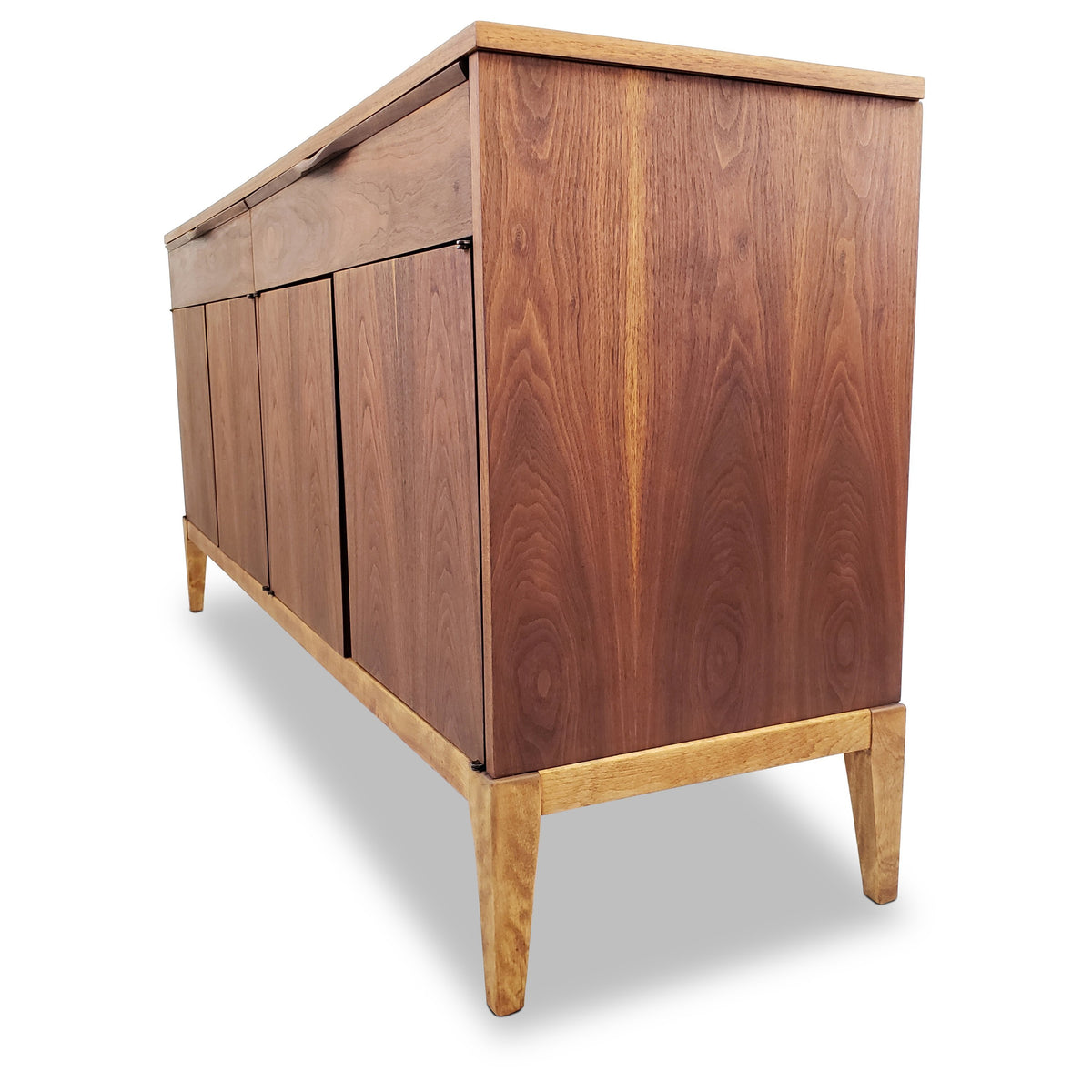 mid-century Walnut Sideboard by Kaufman Furniture