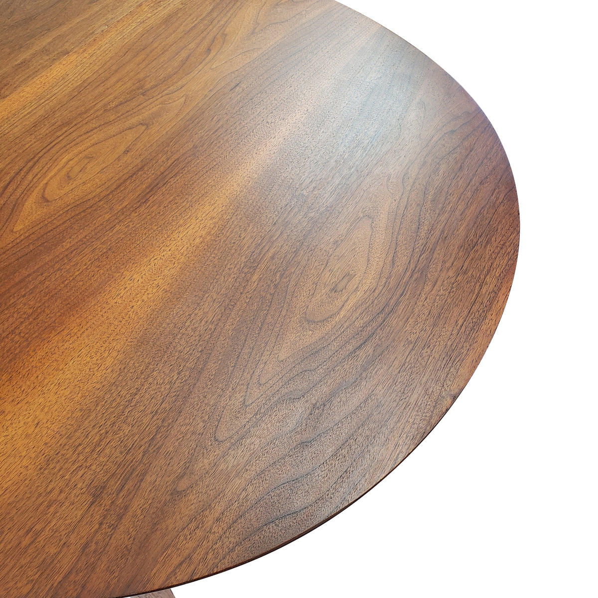 Oval Walnut Dining Table by Deilcraft