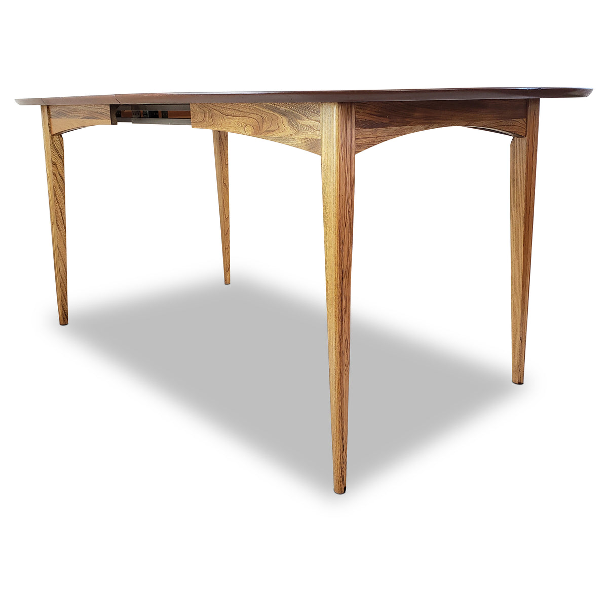 Oval Walnut Dining Table by Deilcraft