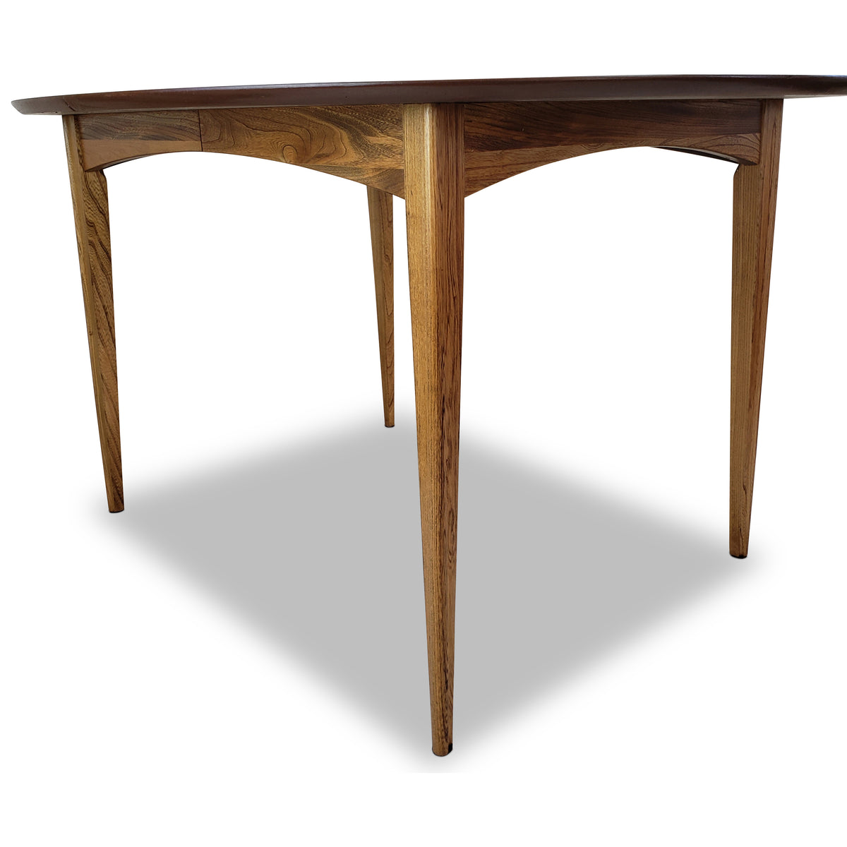 Oval Walnut Dining Table by Deilcraft