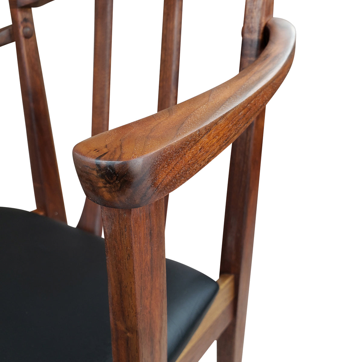 Vintage Walnut Dining Chairs by Honderich Furniture Co.