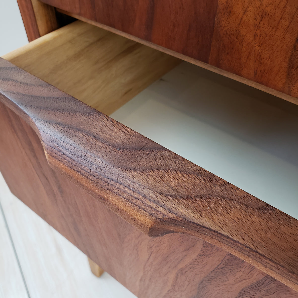 Walnut Nine Drawer Dresser by Kaufman Furniture